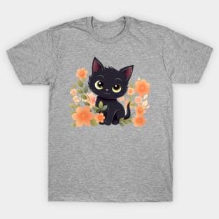 Black Kitty Love T-Shirt